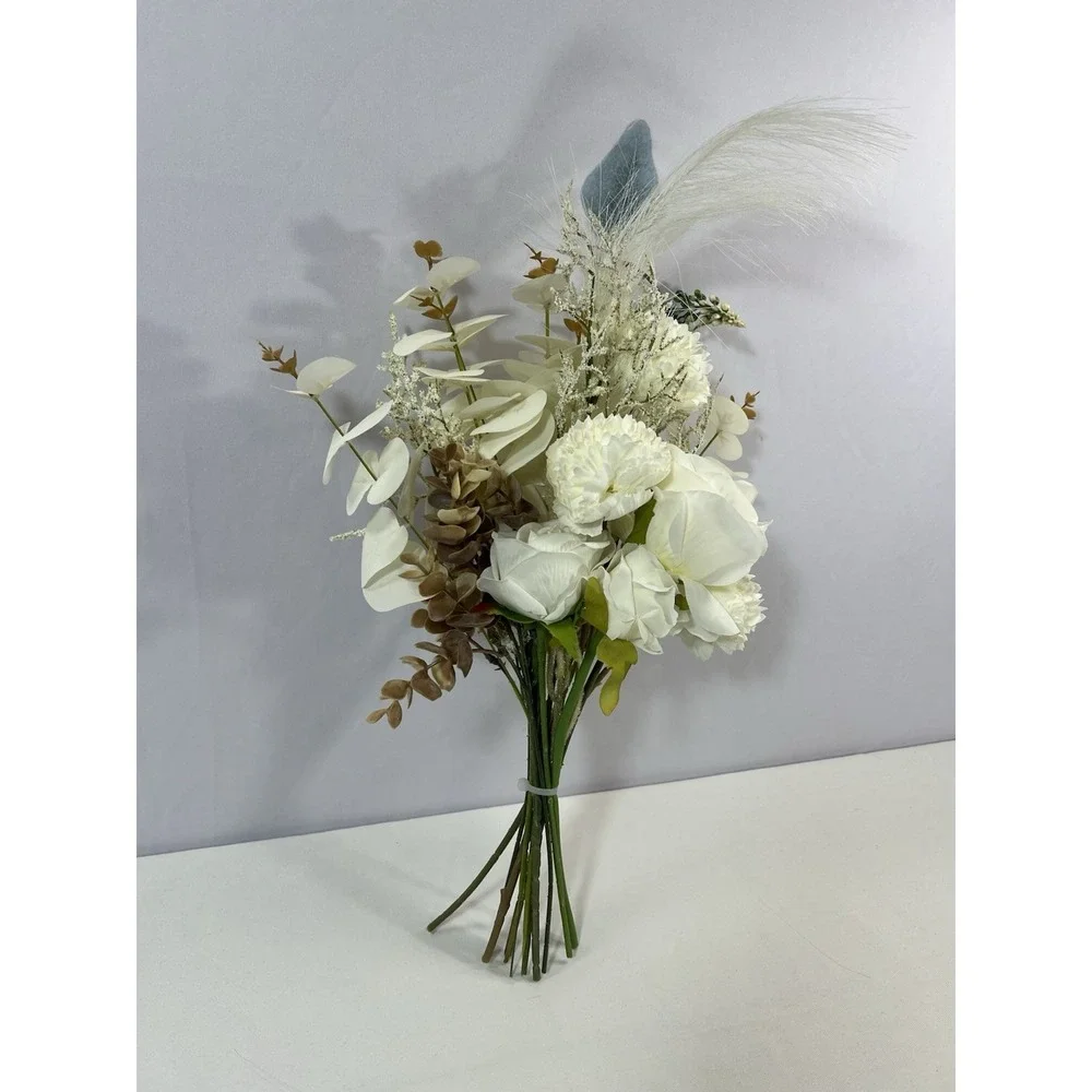 Artificial Hydrangea Bouquet for Home Decor Cream